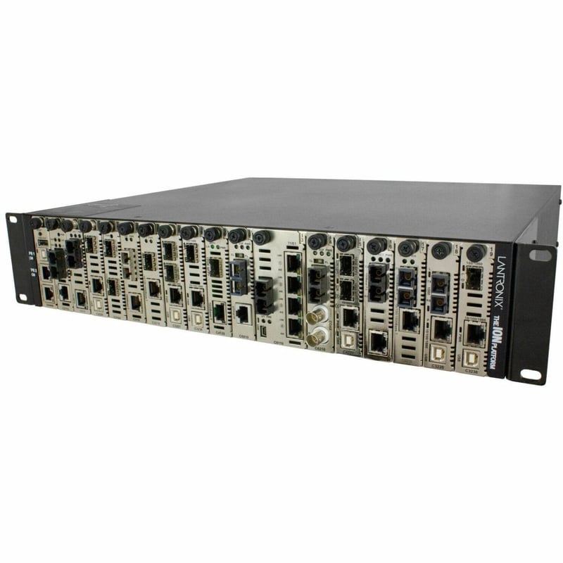 Lantronix 19-Slot Chassis for ION Slide-in Modules - Thumbnail 1
