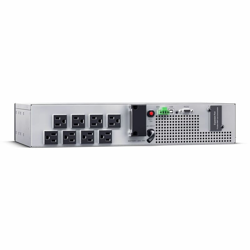 CYBERPOWER OL1KRM UPS 1000VA/800W 5-15P 2U RACKMOUNT - Thumbnail 5