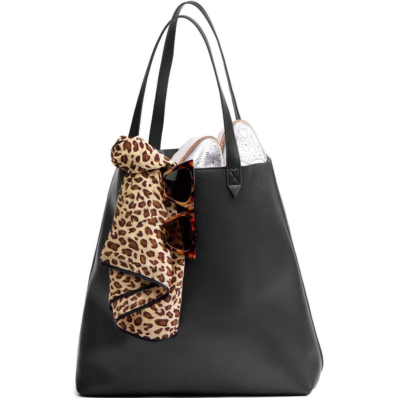 MADE EASY LEATHER TOTE BLACK - Thumbnail 3