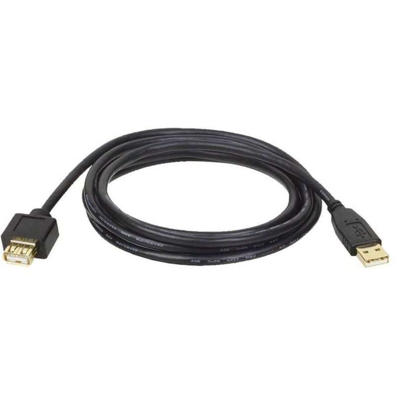 Tripp Lite by Eaton 10ft USB 2.0 Hi-Speed Extension Cable Shielded A Male / Female - Thumbnail 3