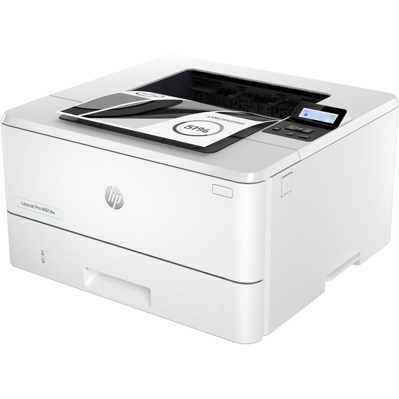 HP LaserJet Pro 4001 4001dw Desktop Wireless Laser Printer - Monochrome - Thumbnail 2