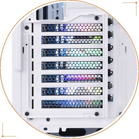 Thermaltake Divider 300 TG Snow Mid Tower Chassis - Thumbnail 4