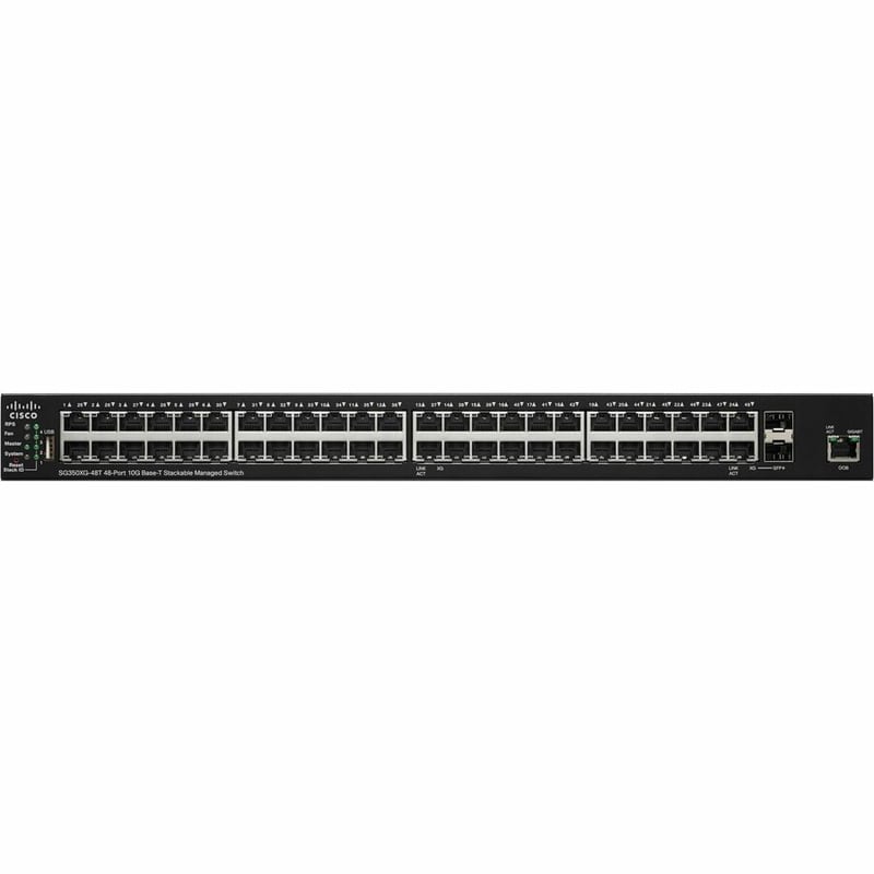 Cisco SG350XG-48T 48-Port 10GBase-T Stackable Managed Switch - Thumbnail 2