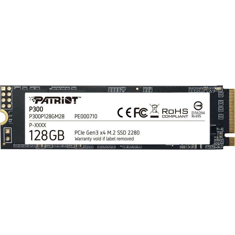 PATRIOT P300 128GB M.2 2280 PCIE GEN3 X4 SSD - Thumbnail 1
