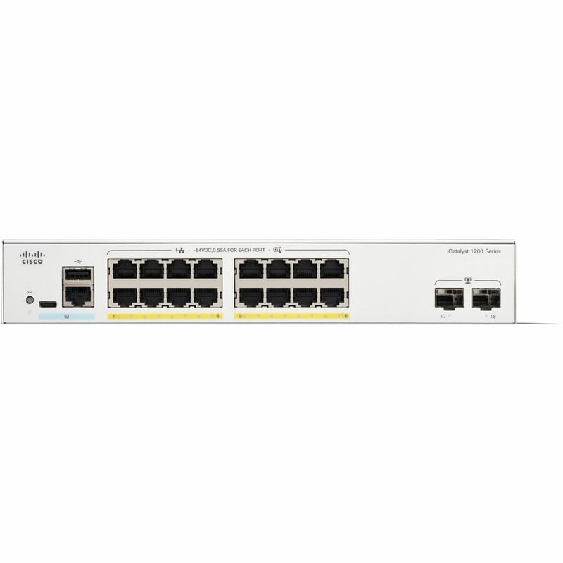 Cisco Catalyst C1200-16P-2G Ethernet Switch - Thumbnail 2
