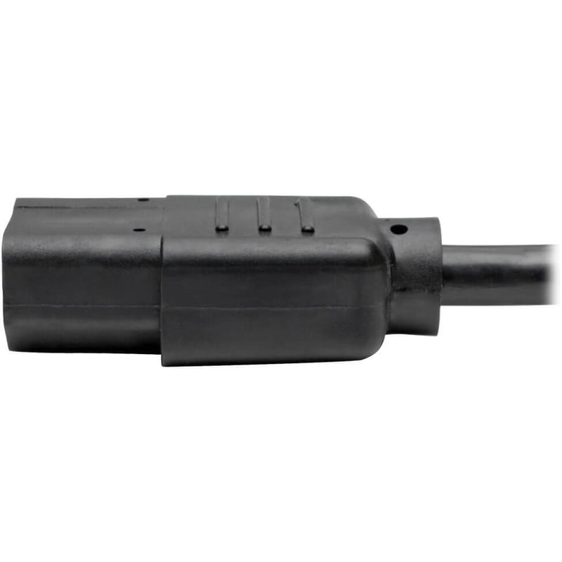 Eaton Tripp Lite Series Desktop Computer AC Power Cable, NEMA 5-15P to C13 - 10A, 125V, 18 AWG, 6 ft. (1.83 m), Black - Thumbnail 5