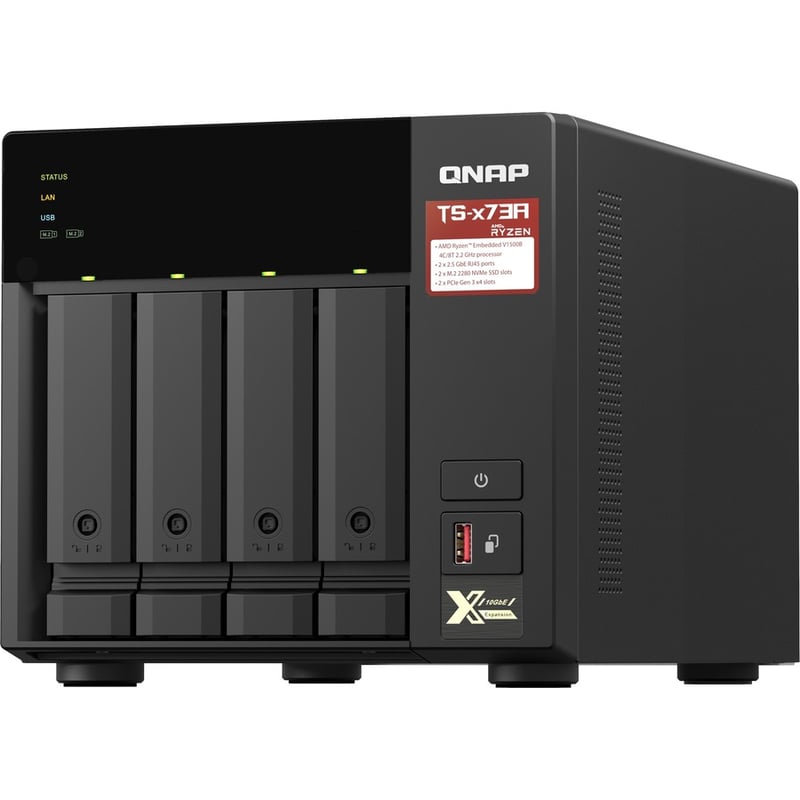 QNAP TS-473A-8G SAN/NAS Storage System - Thumbnail 4