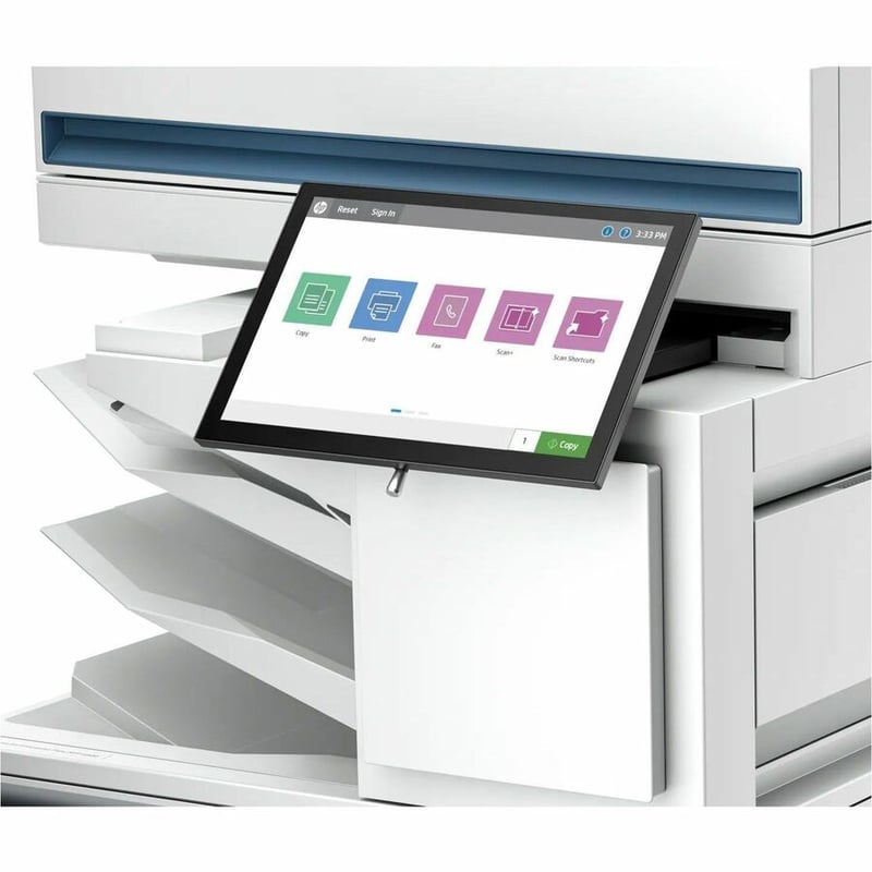 HP LaserJet Enterprise 6800zfsw Wired Laser Multifunction Printer - Color - Thumbnail 2
