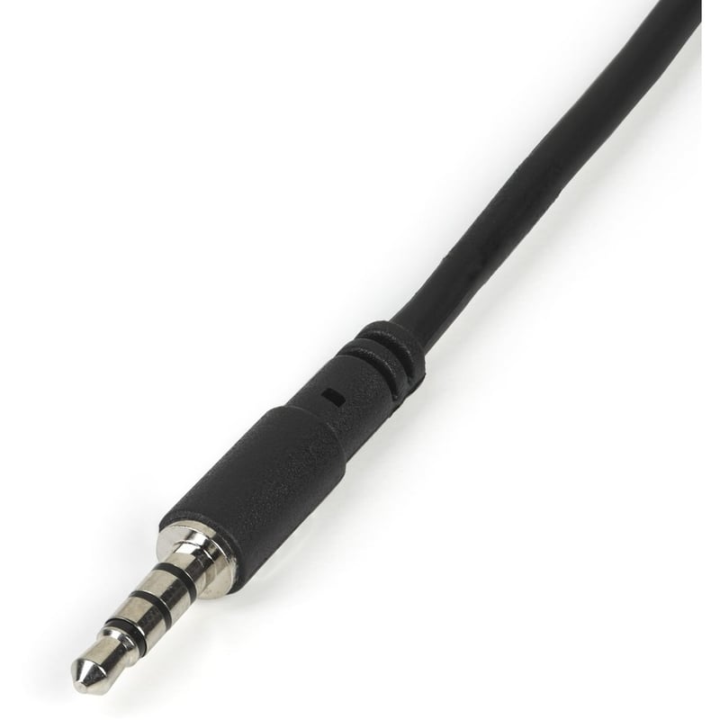 StarTech.com Headset adapter for headsets with separate headphone / microphone plugs - 3.5mm 4 position to 2x 3 position 3.5mm M/F - Thumbnail 3