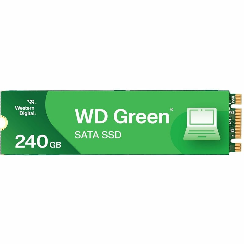 WD Green WDS240G3G0B 240 GB Solid State Drive - M.2 2280 Internal - SATA (SATA/600)