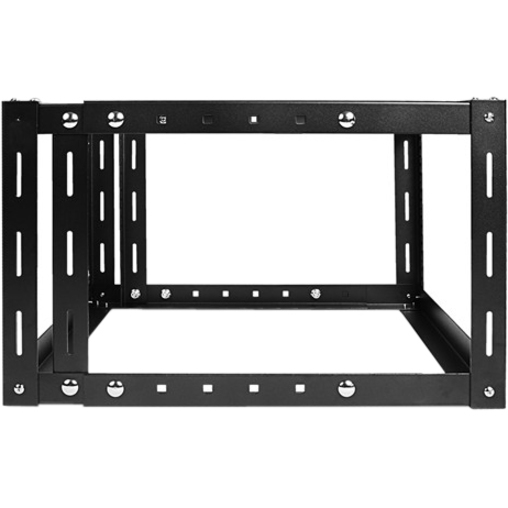 Claytek 6U 800mm Adjustable Wallmount Server Cabinet with 2U Cable Management - Thumbnail 2