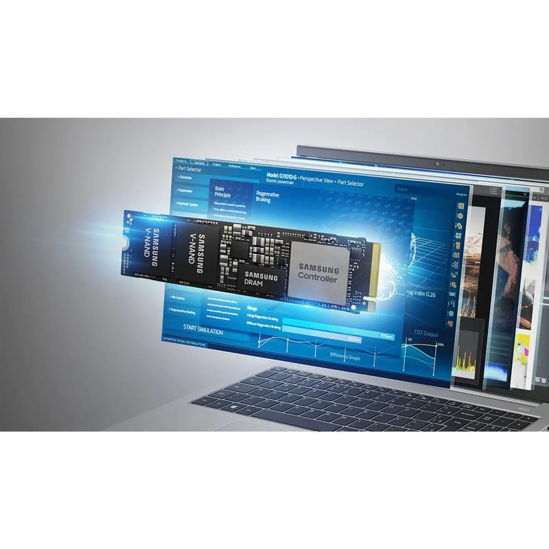 Samsung PM9A1 MZVL2512HCJQ-00B00 512 GB Solid State Drive - M.2 Internal - PCI Express NVMe (PCI Express NVMe 4.0 x4) - Thumbnail 4