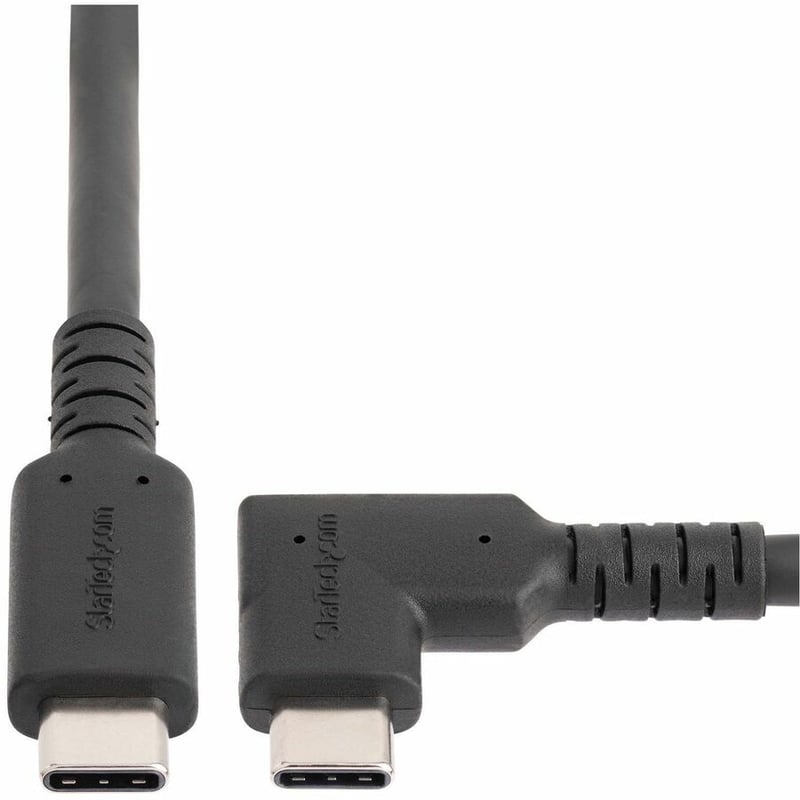 StarTech.com 6ft (2m) Rugged Right Angle USB-C Cable, USB 3.2 Gen 1 (5 Gbps), USB C to C Data Transfer Cable, 100W PD, 4K 60Hz, 90 Degree USB-C Cable - Thumbnail 5