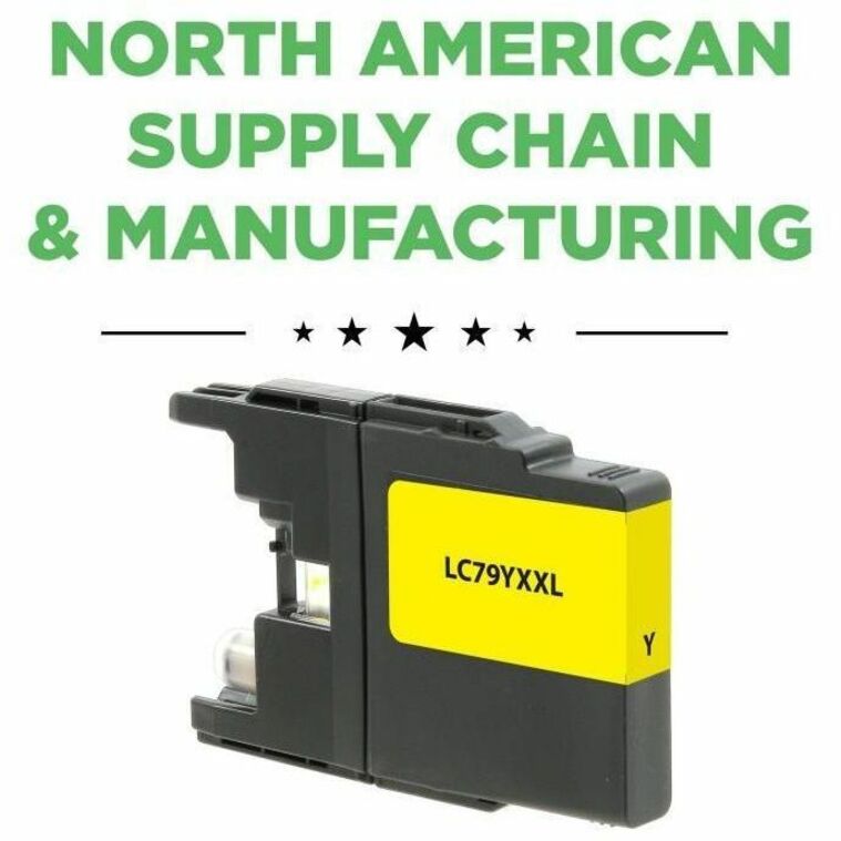 Clover Imaging Remanufactured Extra High Yield Yellow Ink Cartridge for Brother LC79XXL - Thumbnail 2