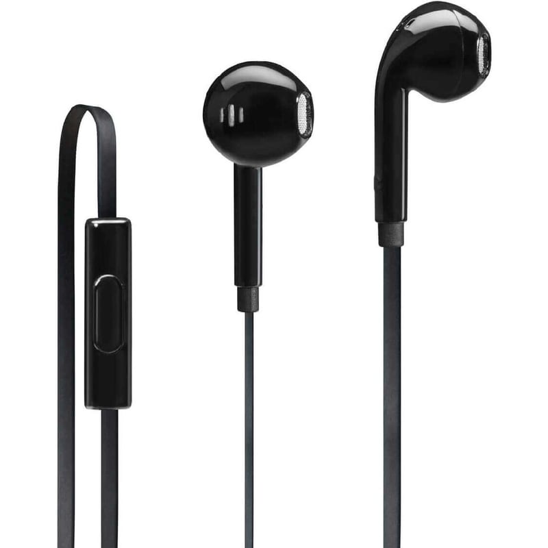iStore Classic Fit Earbuds (Glossy Black) - Thumbnail 1