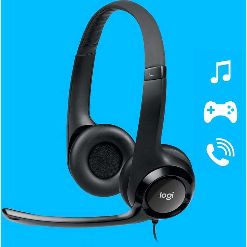 Logitech Padded H390 USB Headset - Thumbnail 3