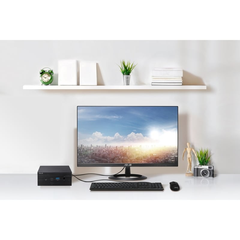 Asus PN50-BBR065MD Desktop Computer - AMD Ryzen 5 4500U Hexa-core (6 Core) DDR4 SDRAM - Mini PC - Black