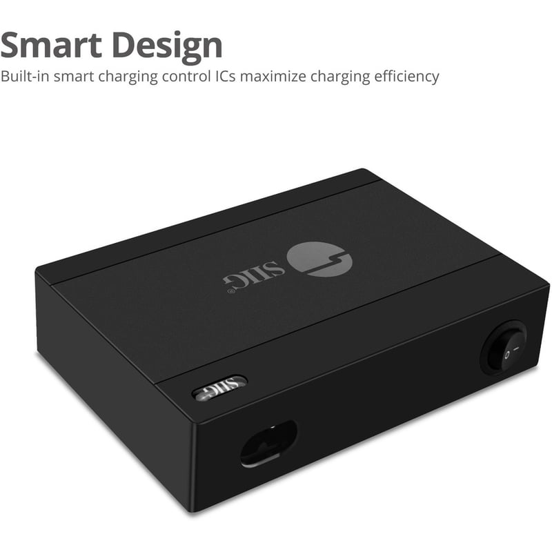 SIIG 60W 10-Port USB Charger - Thumbnail 2