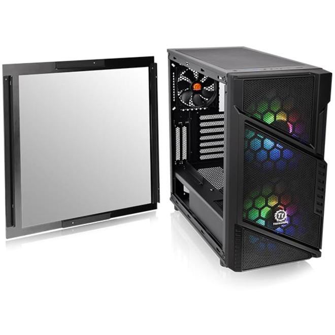 Thermaltake Commander C31 TG ARGB Computer Case with Windowed Side Panel - Thumbnail 3