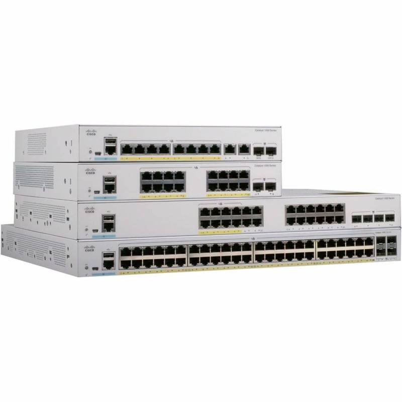 Cisco Catalyst C1000-48PP-4G-L Ethernet Switch - Thumbnail 1