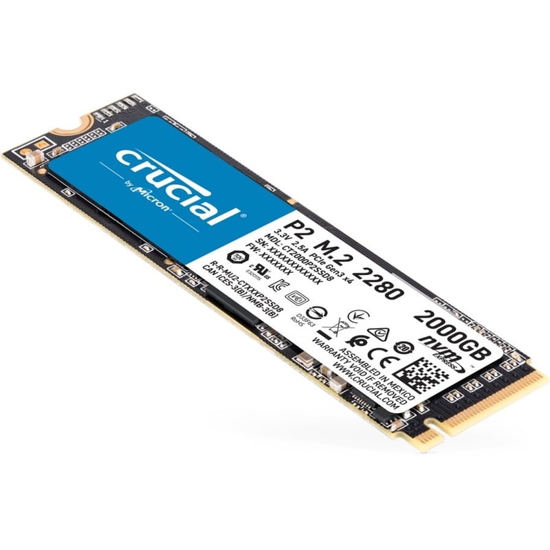 CRUCIAL P2 2TB SOLID STATE DRIVE M.2 2280 INTERNAL PCI - Thumbnail 4