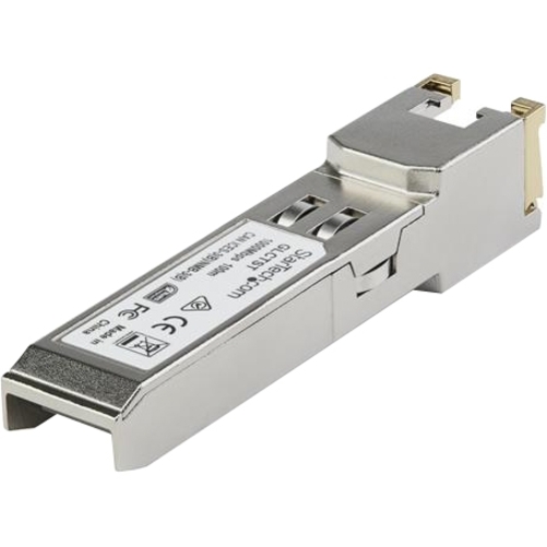 StarTech.com Juniper RX-GET-SFP Compatible SFP Module - 1000BASE-T - 1GE Gigabit Ethernet SFP to RJ45 Cat6/Cat5e Transceiver - 100m - Thumbnail 2
