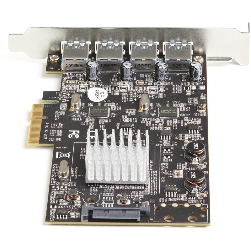 StarTech.com 4-Port USB PCIe Card - 10Gbps USB 3.2 Gen 2 Type-A PCI Express Expansion Card - 2 Controllers - 4xUSB - Windows/Mac/Linux - Thumbnail 3