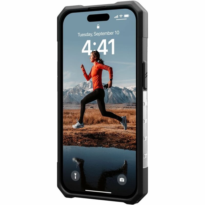 Urban Armor Gear Plasma iPhone 15 Case - Ice - Thumbnail 4
