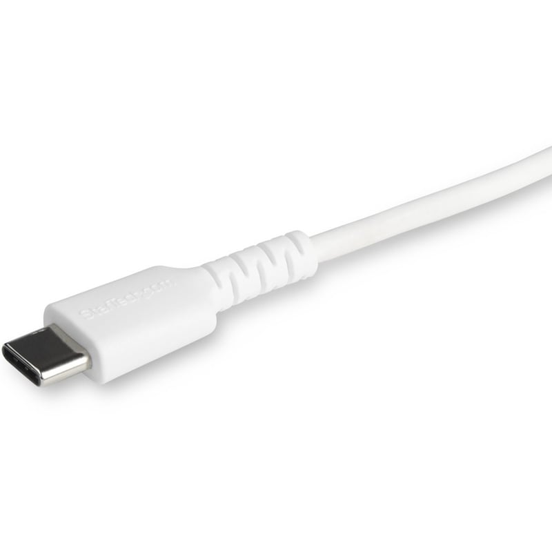 StarTech.com 6 foot/2m Durable White USB-C to Lightning Cable, Rugged Heavy Duty Charging/Sync Cable for Apple iPhone/iPad MFi Certified - Thumbnail 2