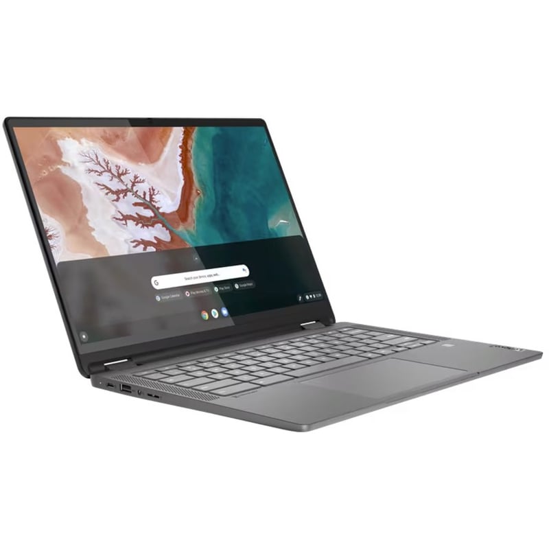 Lenovo Flex5 Chrome 14IAU 83AJ0000UX 14" Touchscreen Convertible 2 in 1 Chromebook - WUXGA - 1920 x 1200 - Intel Core i5 12th Gen i5-1235U Deca-core (10 Core) 1.30 GHz - 8 GB Total RAM - 8 GB On-board Memory - 256 GB SSD - Storm