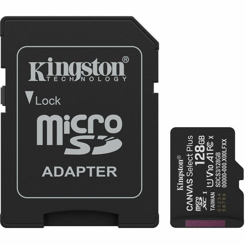 LA 128GB MICROSDXC CANVAS SELECT PLUS GEN3 150MB/S A1 CARD + - Thumbnail 1