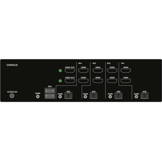 Black Box NIAP 3.0 Secure 4-Port Dual-Head HDMI KVM Switch - Thumbnail 2