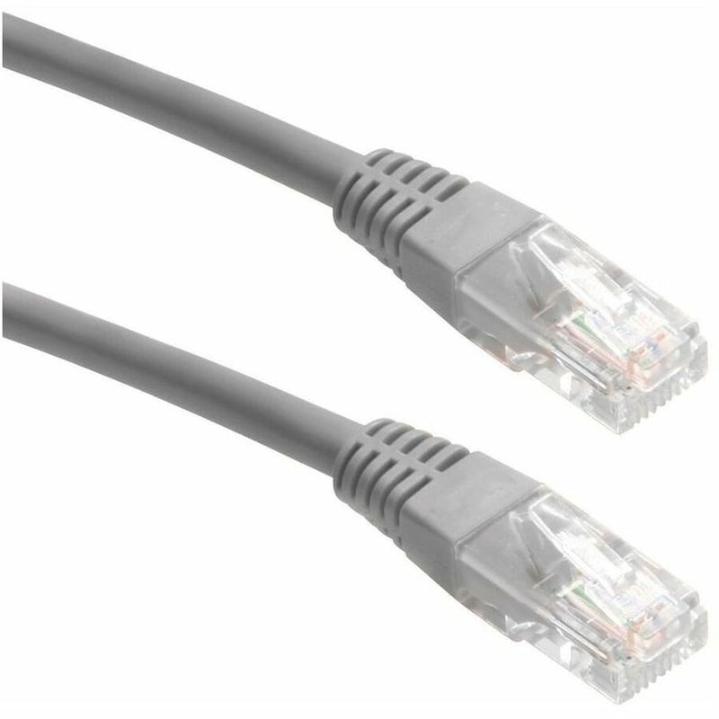 4XEM 10FT Cat6 Molded RJ45 UTP Ethernet Patch Cable (Gray) - Thumbnail 2