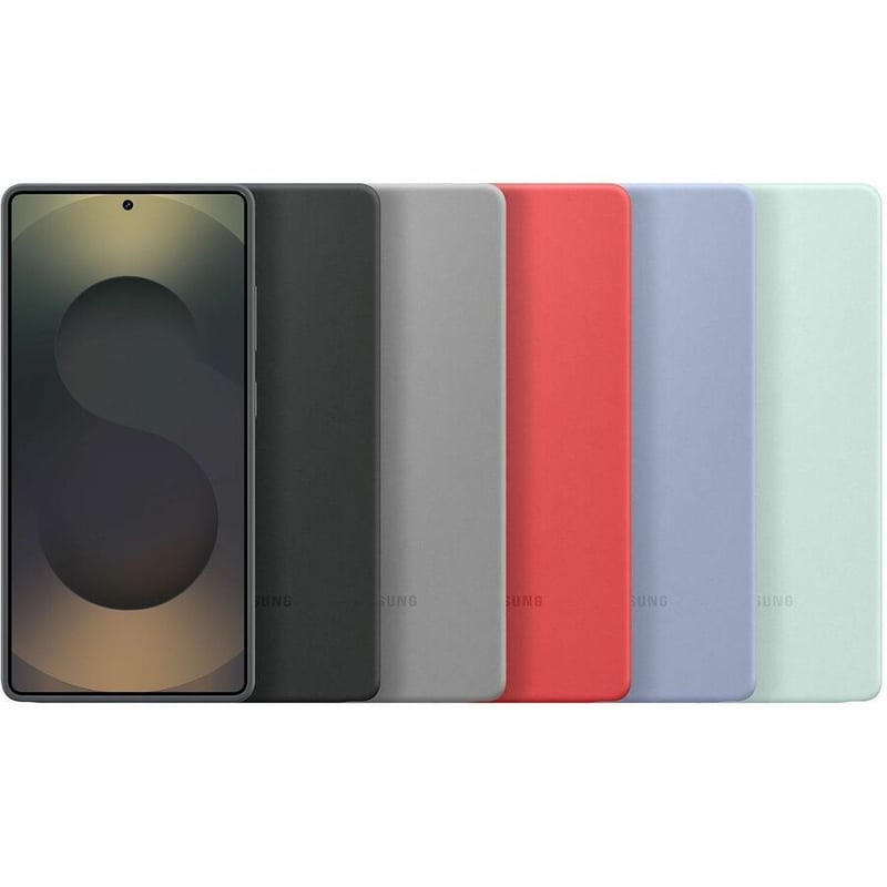 Samsung Galaxy S25 Ultra Silicone Case, Red - Thumbnail 4