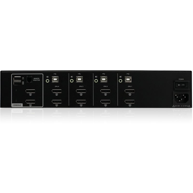 IOGEAR 4-Port Dual View DisplayPort Secure KVM Switch w/Audio - Thumbnail 2
