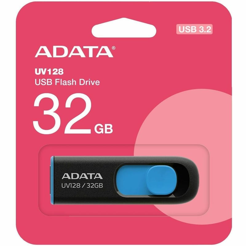 Adata UV128 32GB USB 3.2 (Gen 1) Flash Drive - Thumbnail 1