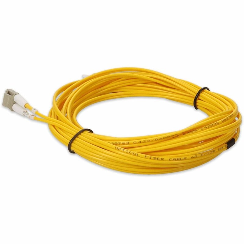 AddOn 2m ST to LC Yellow OM1 Duplex OFNR (Riser-Rated) TAA MMF Fiber Patch Cable - Thumbnail 3