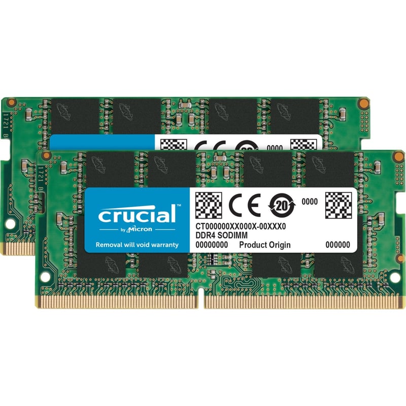 CRUCIAL 32GB KIT (2X16GB) SODIMM 260-PIN MEMORY