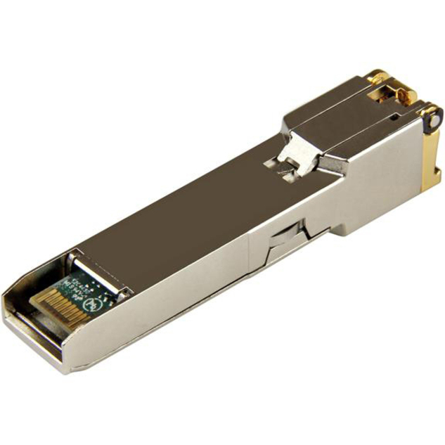 StarTech.com Brocade E1MG-TX Compatible SFP Module - 1000BASE-T - 1GE Gigabit Ethernet SFP to RJ45 Cat6/Cat5e Transceiver - 100m - Thumbnail 2