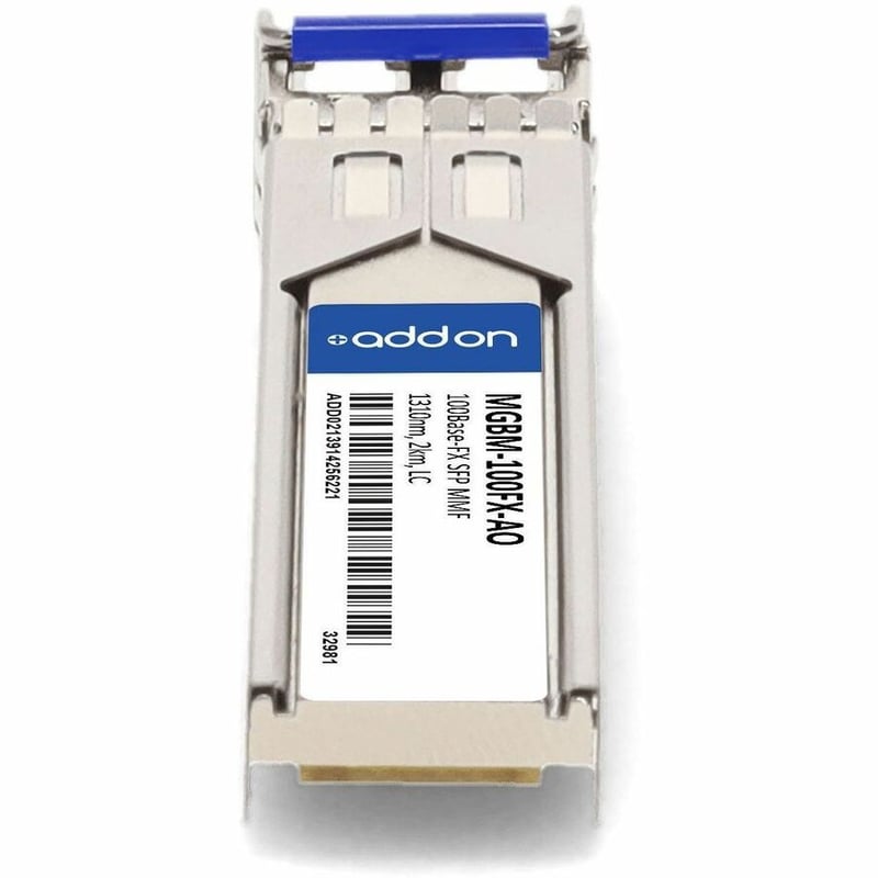 AddOn Amer Networks® MGBM-100FX Compatible TAA 100Base-FX SFP Transceiver (MMF, 1310nm, 2km, LC, DOM) - Thumbnail 4