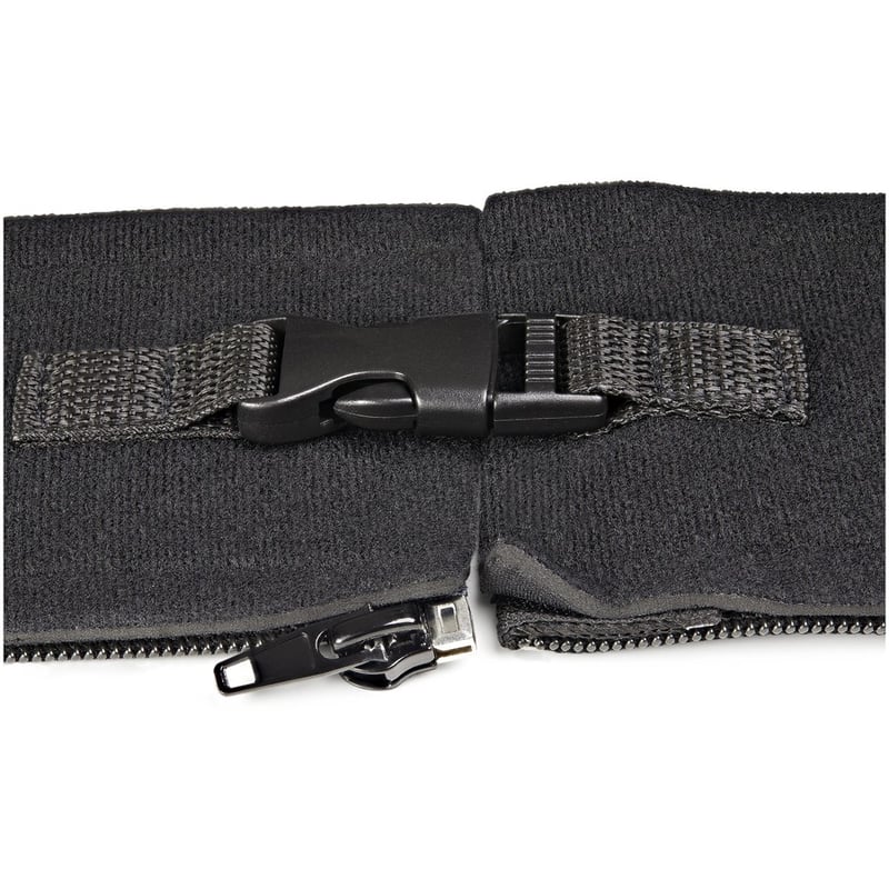 StarTech.com 40" Neoprene Cable Management Sleeve with Zipper/Buckle, Computer/PC Cord Cover, Flexible Cable Sleece/Organizer Wrap, Black - Thumbnail 3