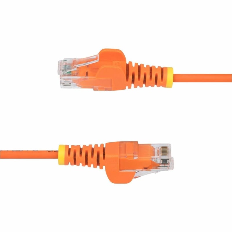 SLIM CAT6 CABLE ORANGE LSZH SLIM SNAGLESS RJ45 UTP PATCH CABLE - Thumbnail 3