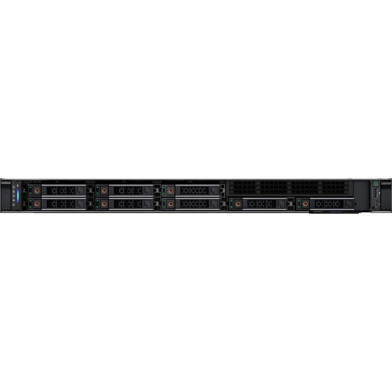 Dell EMC PowerEdge R350 1U Rack-mountable Server - 1 x Intel Xeon E-2334 3.40 GHz - 8 GB RAM - 480 GB SSD - 12Gb/s SAS, Serial ATA/600 Controller - Thumbnail 4