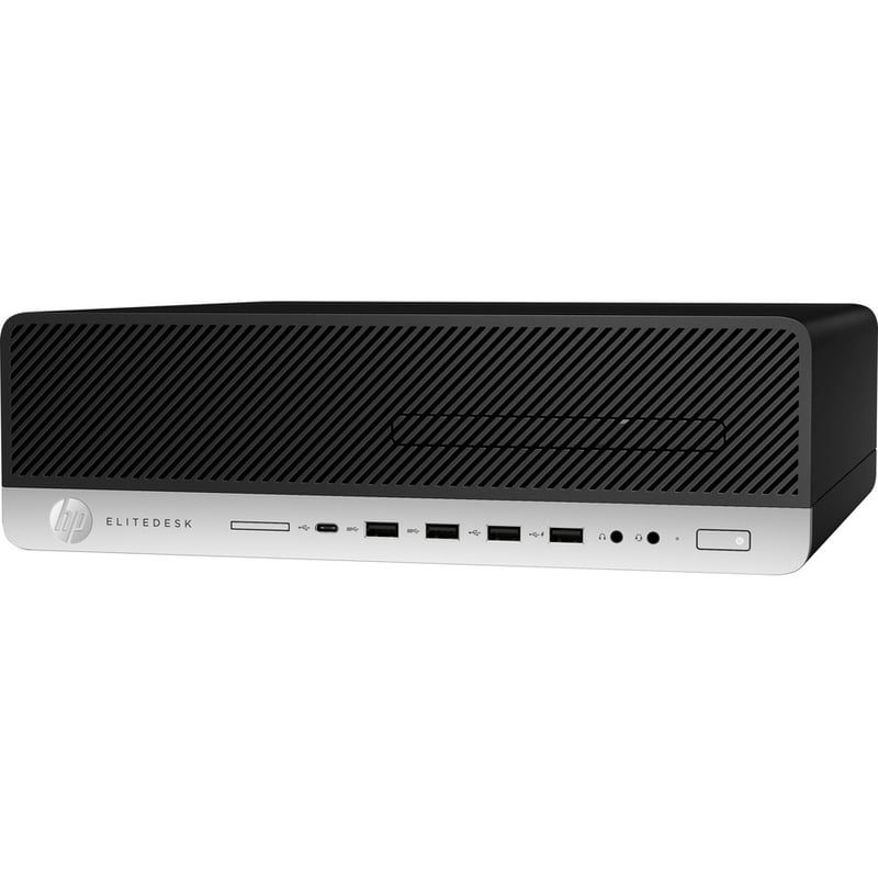 HP EliteDesk 800 G5 Desktop Computer - Intel Core i5 9th Gen i5-9600 Hexa-core (6 Core) 3.10 GHz - 16 GB RAM DDR4 SDRAM - 256 GB SSD - Small Form Factor - Thumbnail 2