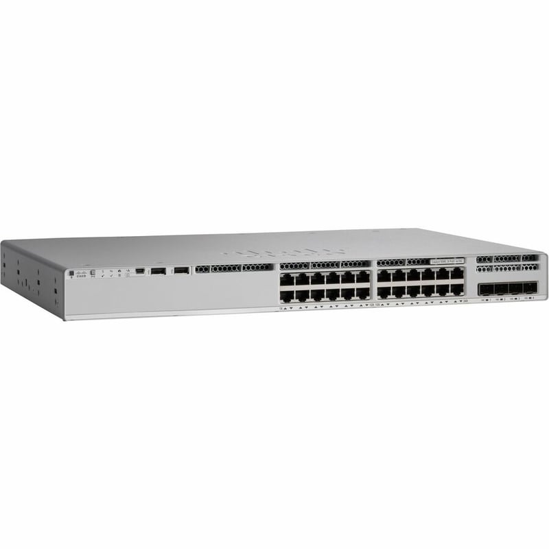 Cisco Catalyst 9200 C9200L-24P-4X Layer 3 Switch - Thumbnail 2