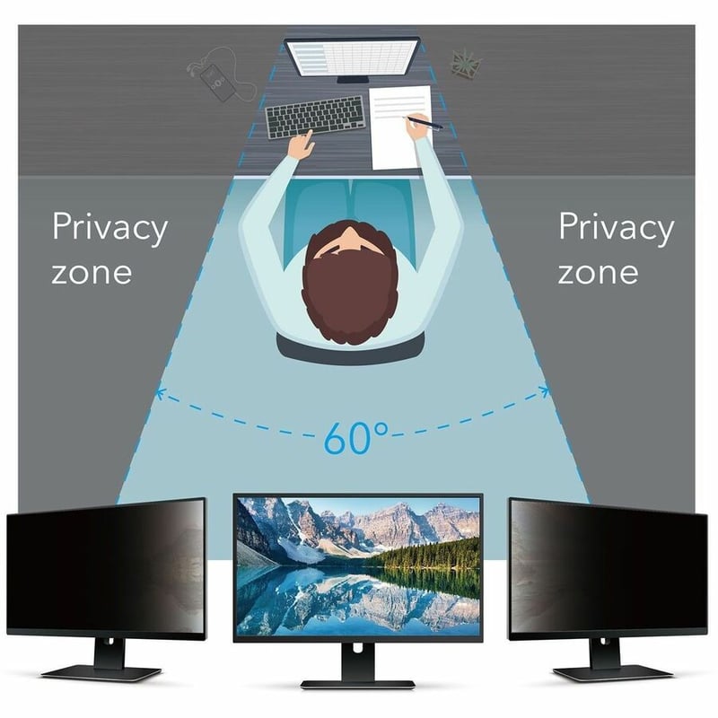 23.8 IN PRIVACY FILTER 16:9 MAGNETIC ATTACH FOR MONITOR - Thumbnail 3