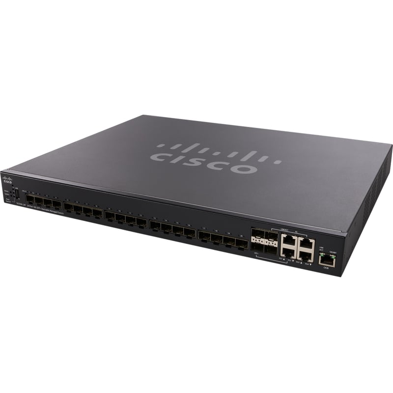 Cisco SX350X-24F 24-Port 10G SFP+ Stackable Managed Switch - Thumbnail 1