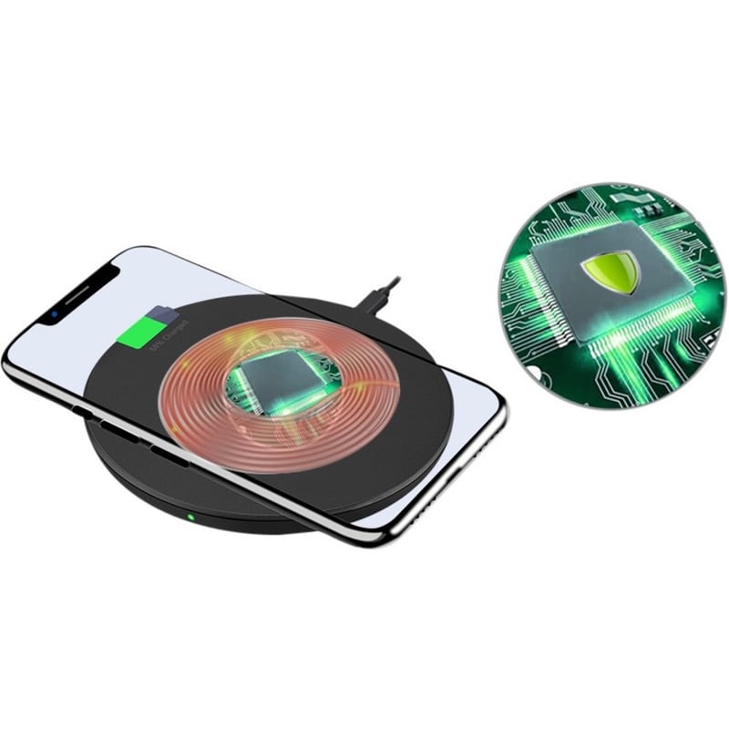 Adesso 10W Max Qi-Certified Disc-Style Wireless Charger - Thumbnail 3