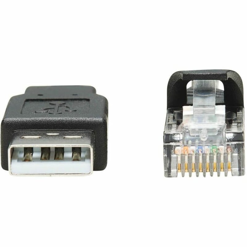 Tripp Lite by Eaton USB-A to RJ45 Rollover Console Cable (M/M) - Cisco Compatible 250 Kbps 15 ft. (4.57 m) Black - Thumbnail 4