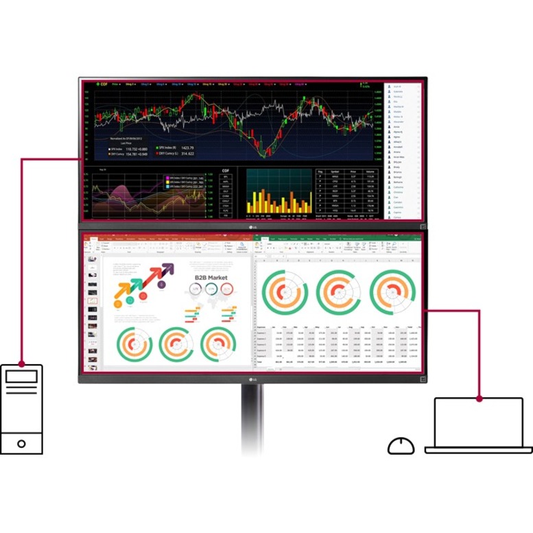 LG Ultrawide 34BN770-B 34" Class QHD LCD Monitor - 21:9 - Matte Black